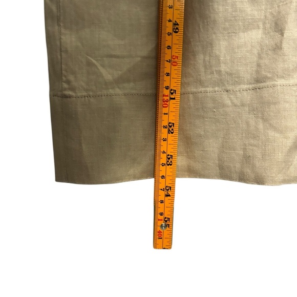 NEW QUINCE 100% European Linen Square Neck Jumpsuit in Driftwood Medium Netutral - Picture 15 of 16